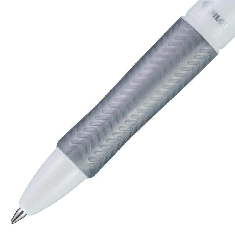 PILOT Acroball PureWhite Advanced Ink Refillable & Retractable Ball Point Pens with Silver Accents, Fine Point, Black Ink, 14-Pack (14694) - Image 2